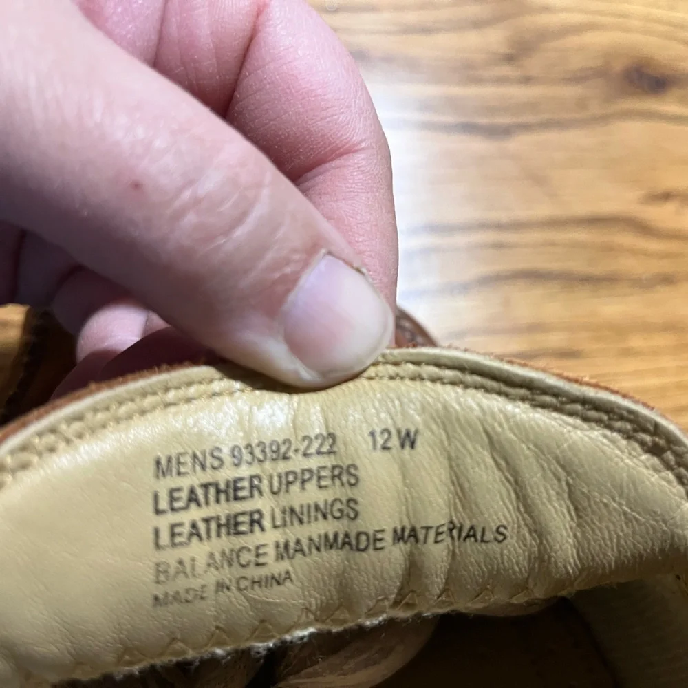 Brass Boot Walking Gloves Brown Loafer Leather Tassel Mens 12W